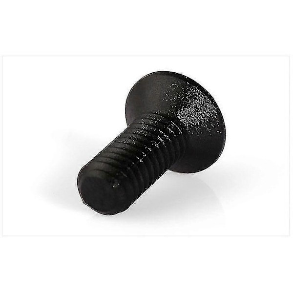 25-100 stk. M2.5 M3 M4 M5 M6 Sorte Nylon Forsænkede Skruer Plastik Phillips Flad Maskinskrue Længde 5-40mm Zekai 25 stk. M4x20mm