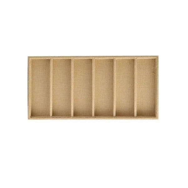 1 stk. 6 Slots Brille Displayboks, Brilleorganiseringsboks, Brille Display Smykkeorganiser