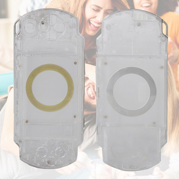 Fodralomslag Ersättning Full Shell Housing Set med Knappar Kit För PSP 1000 (Transparent)