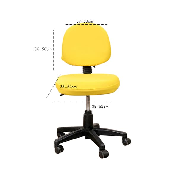 2 st Universal Computer Office Chair Ryggstödsskydd Skyddande Stretchbar Roterande Drafting Chair Överdrag