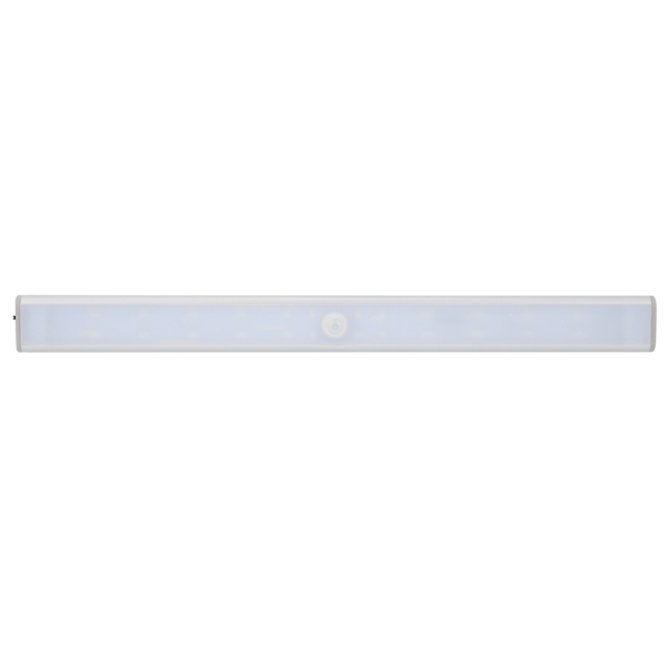 LED-bevegelsessensorlys til skap, garderobe, skaplampe under skap, nattlys, USB-oppladbar, 24 LED-brikker