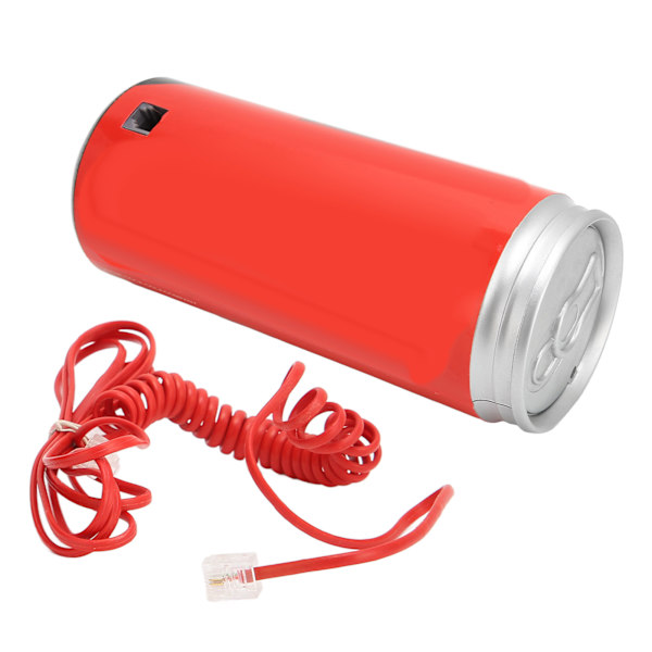 Ledning telefon støjreduktion HD opkald Cola dåse form fastnet telefon til hjemmekontor