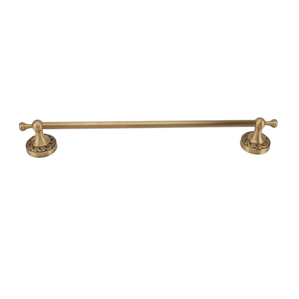 Håndklædeholder til badeværelse 19,7 tommer Robust kobber Elegant retro stil Håndklædeholder med skruer Hexnøgle til hjemmekøkken Antik