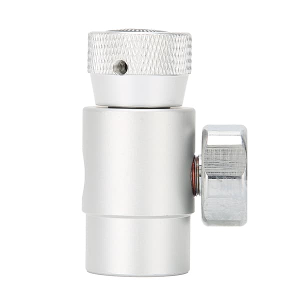 CO2 påfyllningsadapteranslutning Gasregulator Silver Soda ASA med 3000psi tryckmätare
