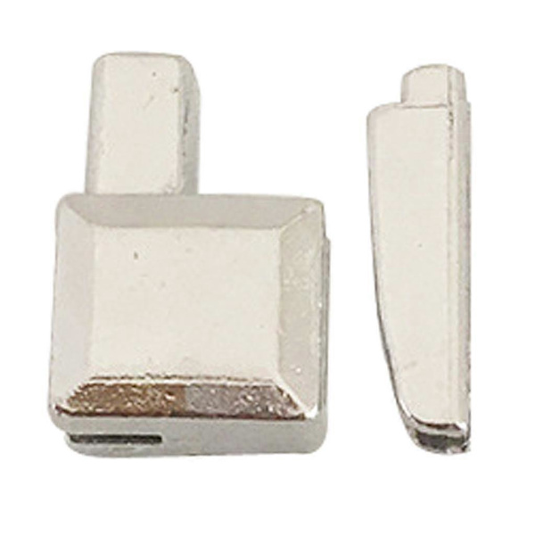 Metall Dragkedja Spärr Slider Fäste Insättningsstift/