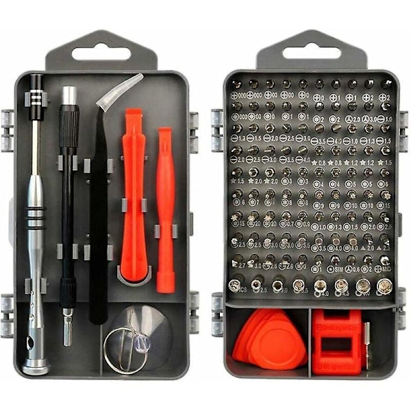 Presisjonsskrutrekker-sett - 115 1 Mini Presisjonsskrutrekker Sett Multifunksjonell Torx Skrutrekker Reparationsverktøy for Telefon/Laptop/Klokke/Leker/Smykker/Glass