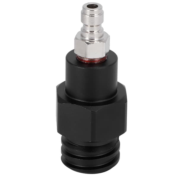 8 mm han-hurtigstik til han-gevind TR21-4 CO2-cylinder tankadapter til Soda Club (sort)