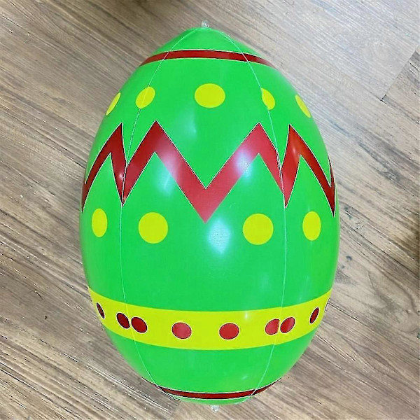 Påskdekorationer Påsk 60cm Utomhus Påsk Uppblåsbar Dekorerad Boll Jätte Påsk Uppblåsbar Boll Påsk Gårdsdekorationer B