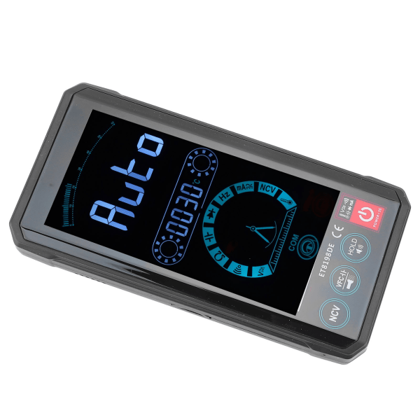 Berøringsskjerm Digitalt Multimeter Automatisk Identifikasjon Test Meter med Engelsk Stemmestyring