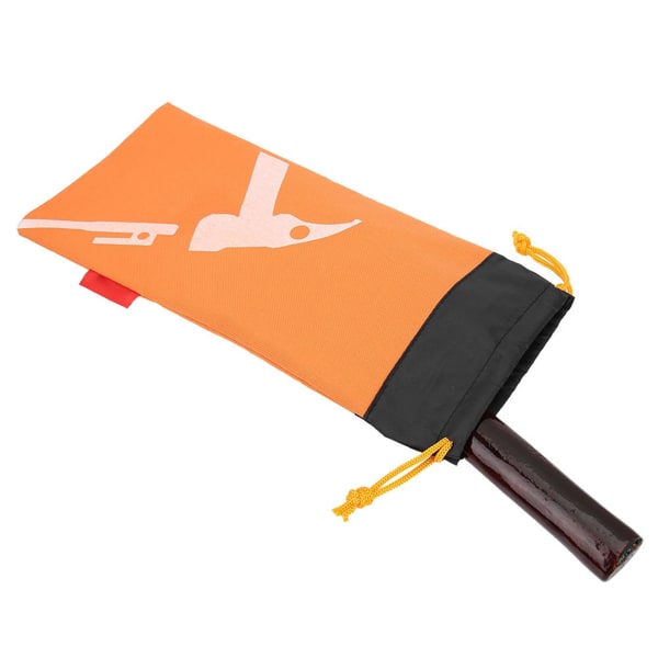 Telt Camping Telt Ply Hammer Nail Pouch Svart Peg Nails Stake Oppbevaringspose (oransje)