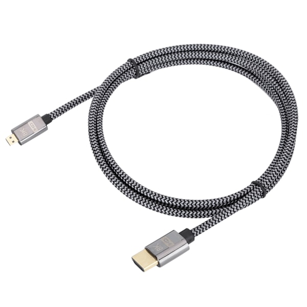 Micro HDMI til HDMI HD videokabel flettet net computerforbindelsestilbehør 1,5 meter
