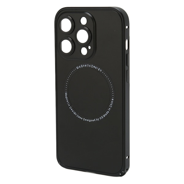 Magnetiskt phone case med kameralinsskydd Cover för MagSafe Black for IPhone 14 Pro