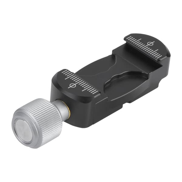 Mini Clamp Extender med Cold Shoe 1/4' Skruvhål för L-fäste Snabbkopplingsplatta