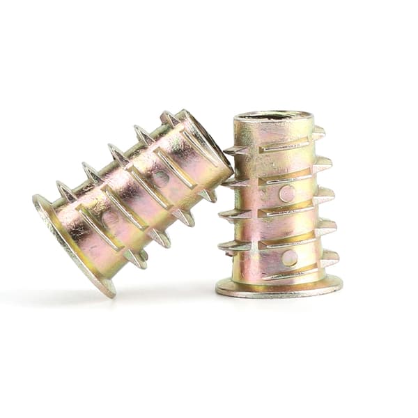 20 stk. M8 20mm sinklegering sekskantdrift hode møbelmuttere gjenget for treinnlegg