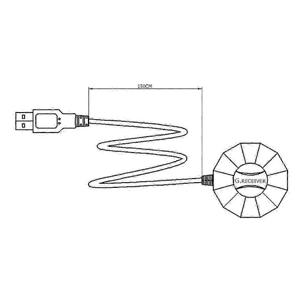Ny USB GPS GLONASS Mottagare GNSS Mottagarmodul Antenn, Ersätter Bu-353S4, BU353S4, 0183NMEA USB