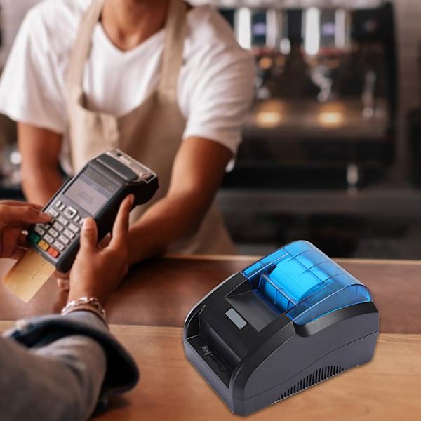 Termisk kvitteringsprinter til Bluetooth Micro USB 203DPI Support Mobiltelefon Computer 110‑240V