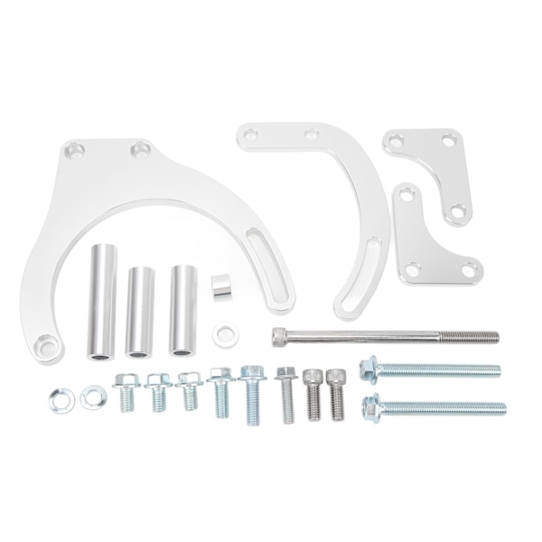 Robust og pålitelig servostyringspumpefestebrakettsett - erstatning for Chevy Big Block-motorer BBC Silver