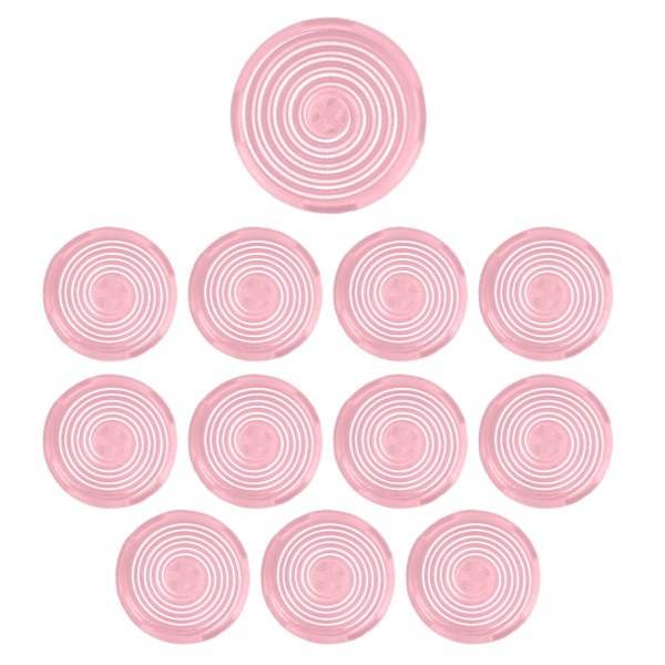 12 st Arcade-knappskydd 20,2 mm 25,3 mm Mekanisk tryckknappsskydd för Kailh för Cherry för Akko för Glorious-switchar Rosa