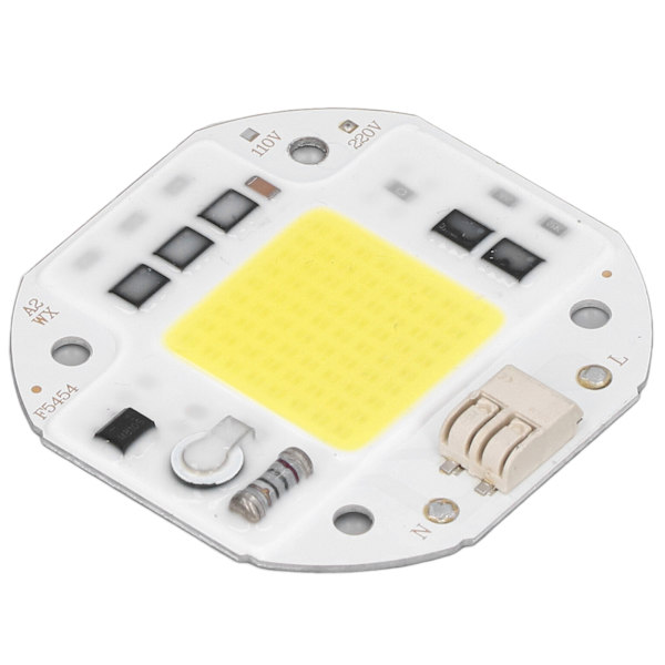 COB Lamp Bead High Power LED Chip Høy lysstyrke Drive Free for DIY Lamp Flomlys Innendørsbelysning 220V100W Kald Hvit 5800K-6500K