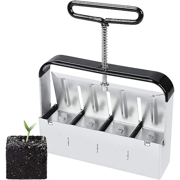 4-in-1 Soil Blocker taimityökalu puutarhanhoitoon