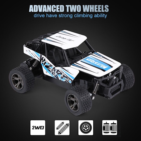 1/20 Fjärrstyrd leksaksbil 2,4 GHz 15 km/h Crawler Off-road Elbil