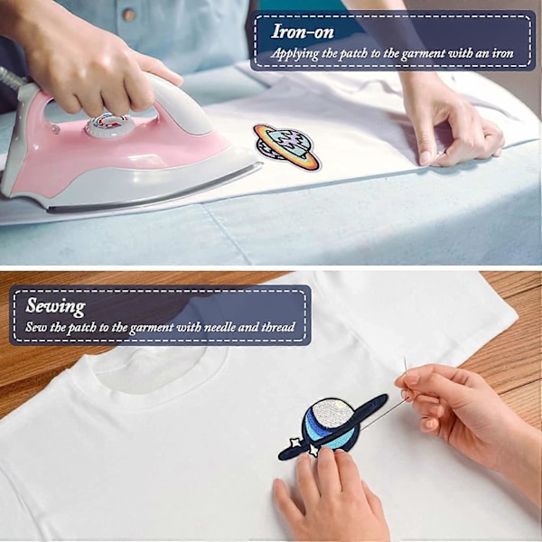 22 Stycken Broderi Patch, Stryk-på-märken Dekorativ Patch Sticker för Kläder Jeans Hatt T-shirt Väska DIY