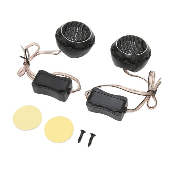 2 st Dome Tweeter 140W Metallisk Järn Högtalare Universal för Billjudsystem