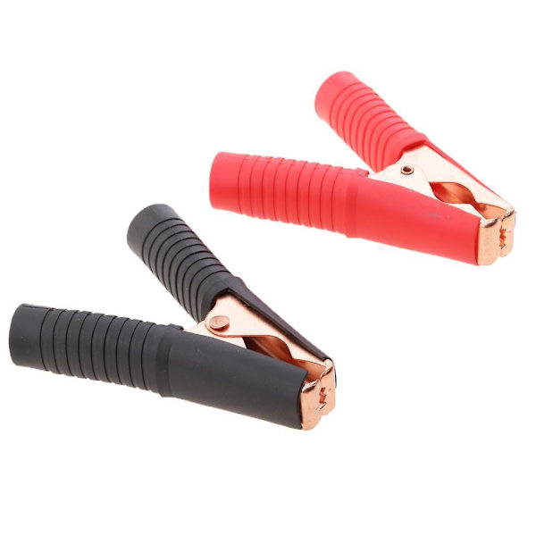 4 x 2 Delar Startkabel Startbooster Batteritest Alligatorklämmor