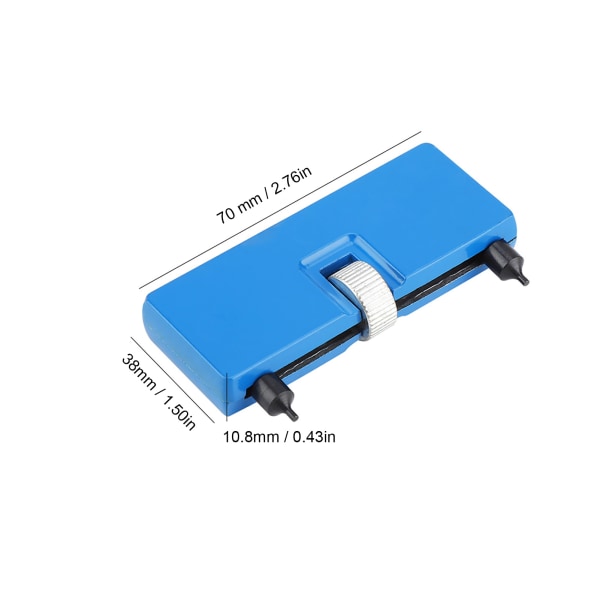 Justerbar watch Back Case Cover Remover Reparerande urmakare Handverktyg (rund spets)