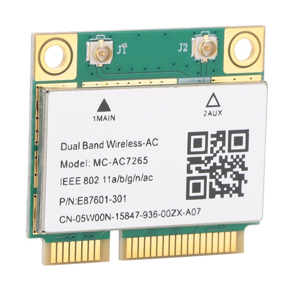 Nätverkskort Mini PCIE Gigabit DualBand för Bluetooth 4.2 Wireless Wifi MCAC7265