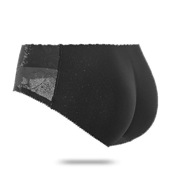 Padded Butt Lifter Shaper Panties for Women L Low-waist188black-F