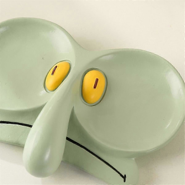 Sød Brilleholder Stand kompatibel med Skrivebord, Audit, Squidward Edition Sjov Solbrilleholder Stand & Smykker