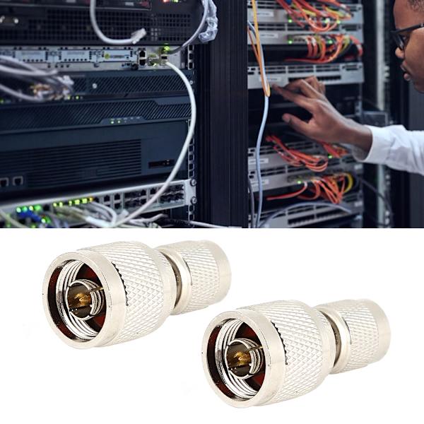 2 kpl 50 ohmin N uros-TNC-urosliitin suora sovitin antennilähetysradioille