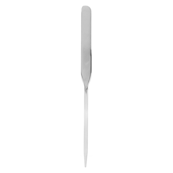 Liquid Foundation Spatel Rustfrit Stål Ergonomisk Nail Art Makeup Omrørerstang til Makeup Artist
