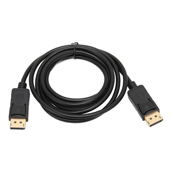 DP til DP forlængerkabel HD 1080P DisplayPort til DisplayPort-kabel til bærbar computer, projektor, TV 6ft