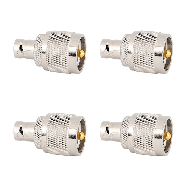 4 stk BNC hun til SO239 hanadapter RF koaksial koaksialstik