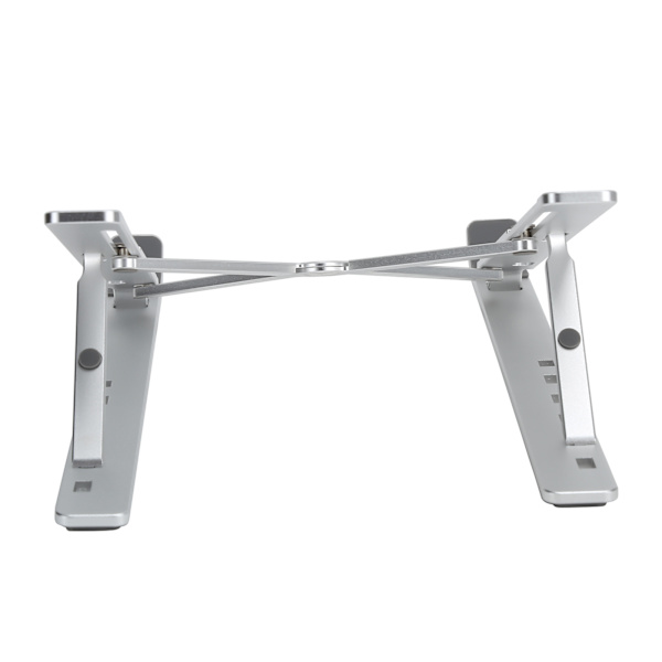 Bærbar stativ foldbart metal tablet-forhøjer justerbar bærbar computerholder sølv X2