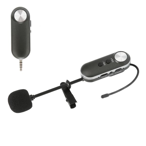 T‑3 Trådløs Lavalier Mikrofon UHF Professionel Reversmikrofon til Mødetale PA-system 100‑240VAU Stik
