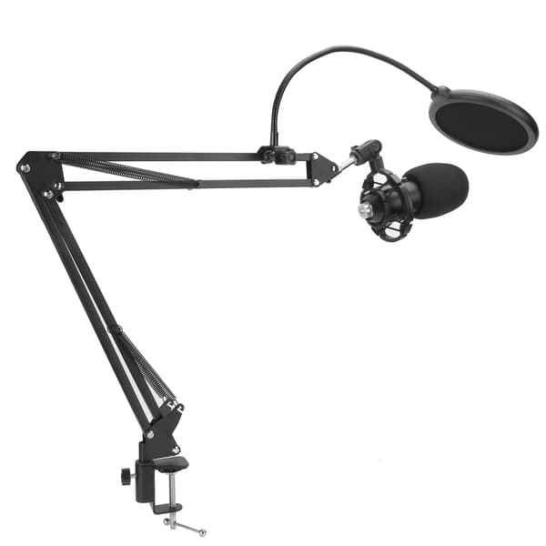 USB-datormikrofon Kardioidkondensor Blåsskyddsnät MIC-utrustningsset