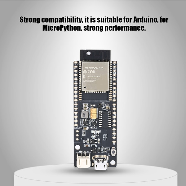 För TTGO REV1 ESP3-WROOM-32 Modul 4MB flashminne kompatibel för Arduino/MicroPython
