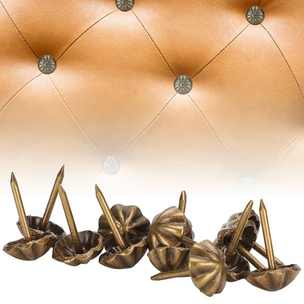 150 stk. møbelspiker Retro glansfullt mønster Sofadekor DIY Klestilbehør Jern 11MM