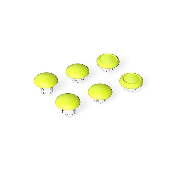 6 kpl Peukalotattien Suojuksia Joystick Rocker -suojus Ps5 Edge Elite Joystickille Keltainen