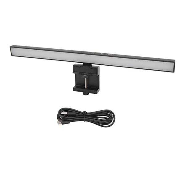 Svart bärbar datorskärmlampa Anti Blue Light Eye Care LED datorskärm ljuslist 33cm