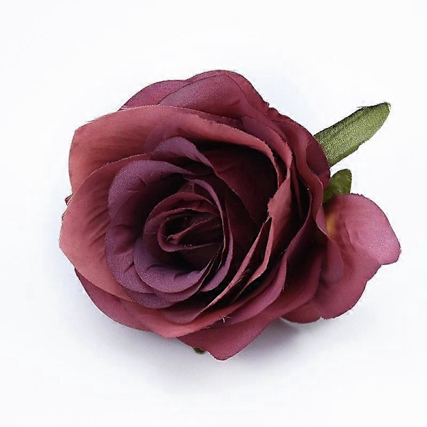 Falske blomsterhoder i bulk engros for håndverk Peon Blomsterhode Silke Kunstige Blomster Bryllupsdekorasjon DIY Dekorativ Krans Falske Blomster Party B