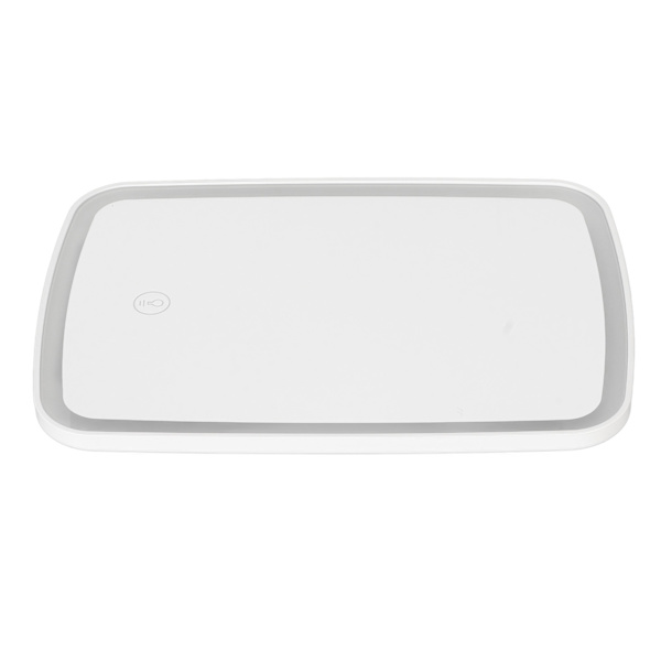 Sminkspegel med lampor USB Uppladdningsbar 45 graders vertikal lutning Dimbar pekskärm Light Up Spegel Vit
