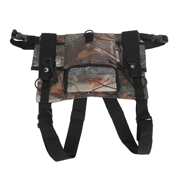 Radio Brystsele Bryst Front Pack Håndfri Radio Front Pack Pung Hiphop Bag For Walkie Talkie Camouflage