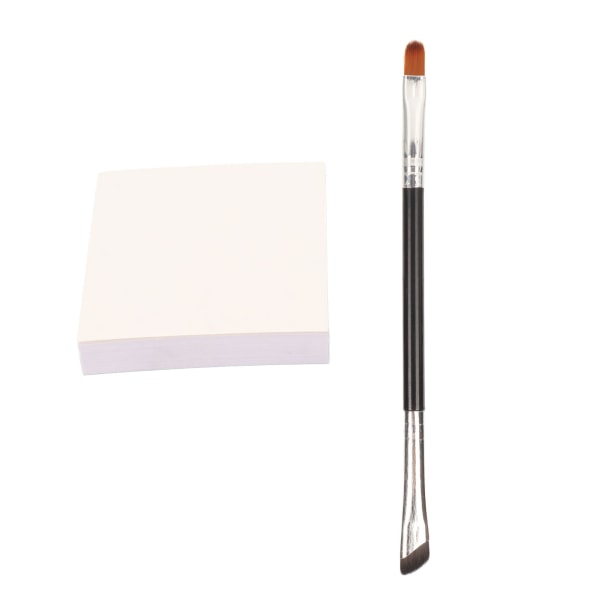 Makeup Palette Paper Sickle Eyeliner Brush Double Ended Eyeliner Detail Brush Nail Coloring Paper S