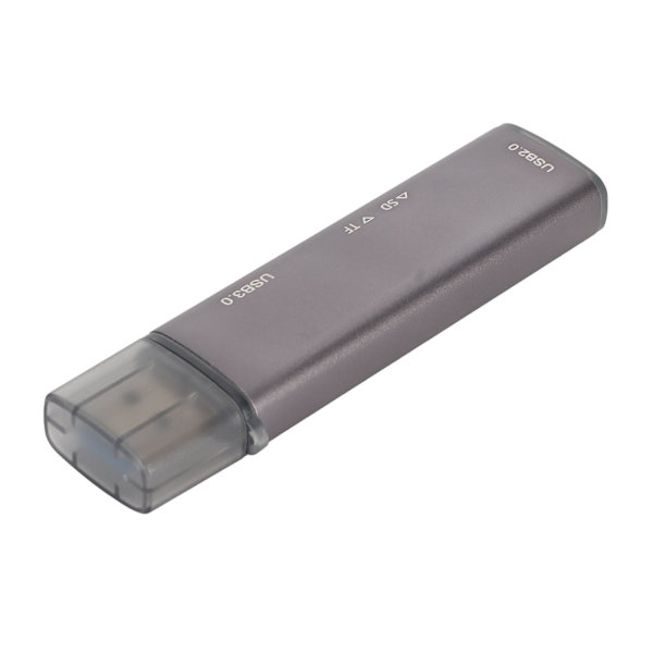 USB 3.0 Hub 4 portar 300MB/S Överföring Plug and Play Aluminiumlegering USB Splitter för PC-minneskort