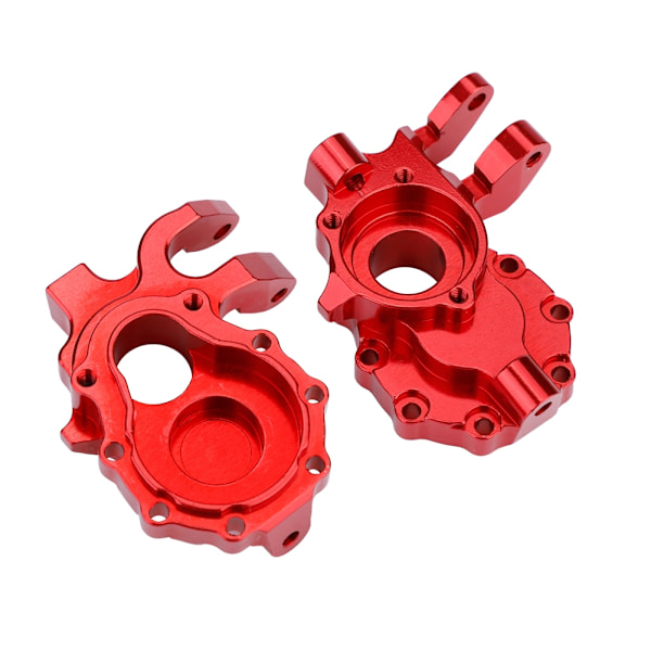 1 par aluminiumlegering portal drivhus foran Traxxas TRX-4 1/10 Crawler RC-del (rød)