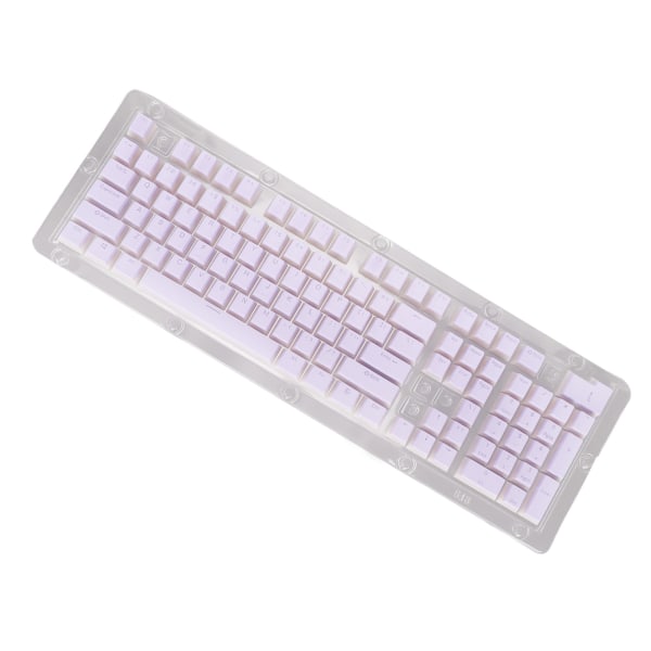 PBT Keycaps High Low Layout Double Layer 2 Färg 108 tangenter Mekaniska tangentbord för 61 87 104 108 tangenter Tangentbord Lila
